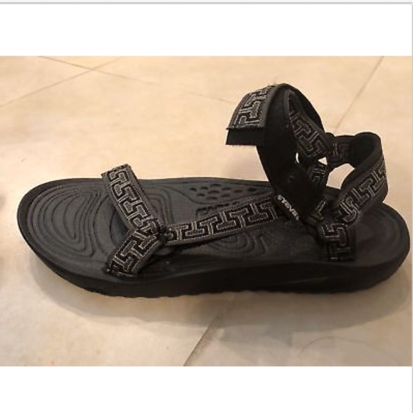 TEVA Black Strap Shock Pad Hiking Sandals SZ 13 main image 5
